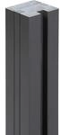 Floraworld Zaunpfosten zum stecken 265 x 6,8 cm anthrazit