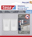 tesa Haken Powerstrips Tapeten & Putz 2er-Set
