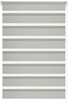 Gardinia EasyFix Doppelrollo grau 75 x 150 cm
