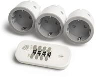 Intertechno Funk-Steckdosen ITI-14 mit Handsender Smart Home 3er Set