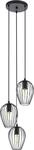 Eglo 3er Pendelleuchte Newtown schwarz &Oslash; 38 cm E27, max. 60 W