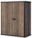 Keter Kunststoff Gartenschrank Signature Walnuss Alto 140 x 73,6 x 170,4 cm...