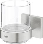 Grohe Start Cube Glas mit Halter supersteel