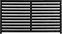 Plus Zaun Koyto 160 x 90 cm RAL 9005 Schwarz
