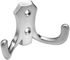 Hettich Mantelhaken 4,7 x 7,7 x 3 cm Aluminium-Optik - 1 St&uuml;ck