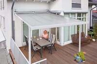 Gutta Terrassen&uuml;berdachung Basic 306x406cm wei&szlig;