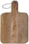 Mica Tranchierbrett Duko Mangoholz Quadrat braun H 1 x B 35 x T 25 cm braun