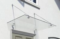 Canopia Vordach Trasparo 1500 Silber 150 x 90 cm
