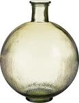 Mica Flasche Firenza hellbraun Recyeltes Glas &Oslash; 34 x 42 cm
