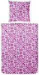 Bettw&auml;sche Renforce Grafisch pink 135 x 200 cm
