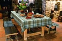 d-c-table&reg; Tischdecke Manhattan Borneo 150 x 250 cm, blau