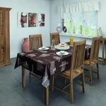 d-c-table&reg; Tischdecke Manhattan Cappuccino 150 x 250 cm, schoko