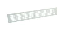 Marley L&uuml;ftung L&uuml;ftungsblech Alu 500 x 80 mm, mit Rechtecklochung, wei&szlig;