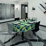 d-c-table&reg; Tischdecke Manhattan Victor 130 x 160 cm, blau