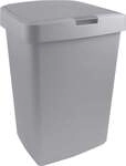 Sunware Klappdeckel-Abfalleimer Delta 50 l, grau GLO655400737