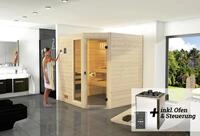 Weka Massivholz-Sauna Valida Eck 1.8 7,5 kW OS