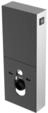 Primaster Vorwandelement Wand-WC inkl. Sp&uuml;lkasten 100 x 38 cm schwarz