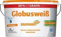 Globuswei&szlig; Wandfarbe wei&szlig; matt 12 L