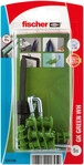 Fischer Gipskartond&uuml;bel GK Green RH 22 mm mit Winkelhaken - 5 St&uuml;ck