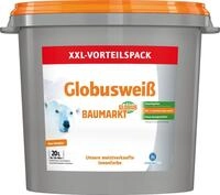 Globuswei&szlig; Wandfarbe wei&szlig; matt 20 L