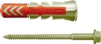 Fischer D&uuml;bel-Set DuoPower S A4 10 x 50 mm mit Schraube - 2 St&uuml;ck