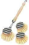 Peggy Perfect Sp&uuml;lb&uuml;rstenset Harlekin 1 B&uuml;rste komplett + 2 Ersatzb&uuml;rsten
