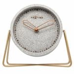 Nextime Tischuhr Cross Table 17,5 x 15,5 cm grau