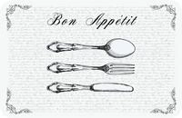 d-c-table&reg; Tischset Rio Bon Appetit 44 x 29 cm, transparent