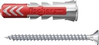 Fischer D&uuml;bel-Set DuoPower S 8 x 40 mm mit Schraube - 8 St&uuml;ck