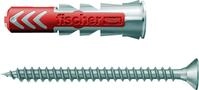 Fischer D&uuml;bel-Set DuoPower S 6 A2 6 x 30 mm mit Schraube - 4 St&uuml;ck