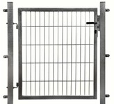 Floraworld Gartentor Comfort inkl. 2 Pfosten 100 x 100 cm feuerverzinkt