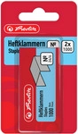 herlitz Heftklammer No.24/6 verzinkt 2x1.000 St&uuml;ck