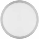 Brilliant LED Deckenleuchte Jade &Oslash; 27,5 x 3,1 cm warmwei&szlig;-kaltwei&szlig; silber