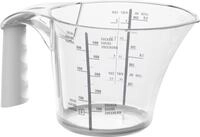 Rotho Messbecher Loft 0,6 L Griff wei&szlig; 17,6 x 11,9 x 9,7 cm (L x B x H)