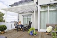 Gutta Terrassen&uuml;berdachung Basic 306x306cm wei&szlig;