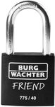 Burg W&auml;chter Vorh&auml;ngeschloss 775 35 Friend black 40 mm