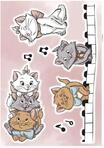 Komar Dekosticker Aristocats Kittens 50 x 70 cm