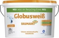 Globuswei&szlig; Wandfarbe wei&szlig; matt 2,5 L