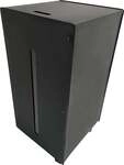 FireFix Pelletbox mit Rollen & Tankdeckel 74 x 37 cm schwarz