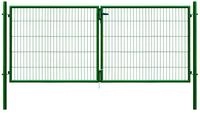 Floraworld Gartentor doppelfl&uuml;gelig Classic 300 x 125 cm moosgr&uuml;n