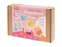 Glorex Kreativ-Set Kerzengie&szlig;en mit 4 Motiven & Farben + Zubeh&ouml;r