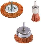 Wolfcraft B&uuml;rsten-Set 3-teilig Nylon