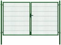 Floraworld Gartentor doppelfl&uuml;gelig Classic 300 x 175 cm moosgr&uuml;n