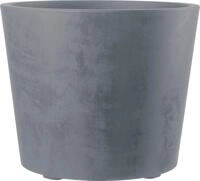Deroma Pflanztopf Millennium Kunststoff 59 cm aschgrau mit Ablaufl&ouml;chern