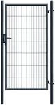 Floraworld Gartentor Classic inkl. 2 Pfosten 100 x 175 cm anthrazit