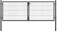 Floraworld Gartentor doppelfl&uuml;gelig Classic 300 x 100 cm anthrazit