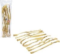 Beeztees Hundesnack Rinderkopfhaut Vorteilspack 10 St&uuml;ck ca. 70 - 80 cm