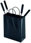 FireFix Kaminbesteck mit Tasche & 4 Besteckteilen 46 x 28 x 10 cm schwarz