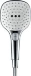 Hansgrohe Handbrause Raindance Select E 120 3 Strahlarten, wei&szlig;/chrom