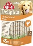 8in1 Delights Hundesnack Twisted Sticks